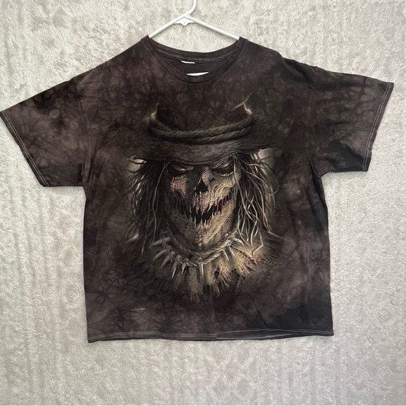 James Ryman 2013 Scary Scarecrow T-Shirt Sz L Halloween Horror Dark - Picture 1 of 12